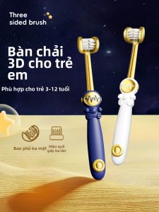 Chổi Đánh Răng Mềm Ba Mặt Ziny Cho Trẻ Em Từ 3-12 Tuổi Trong Giai Đoạn Thay Răng Chổi Đánh Răng Mềm Dành Cho Trẻ Em