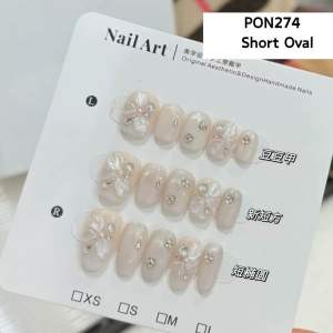 【SG Instock】 Handmade Reusable Press On Nail Fake Nail Artificial Nail