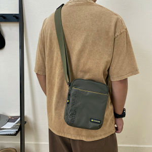 Fouvor Casual Summer Outdoor Commuting Versatile Crossbody Phone Bag Nylon Material Small Size Foldable Soft Style Backpack