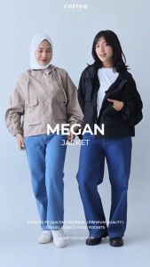 Cotton Inch - Megan Jaket Crop Parasut Wanita