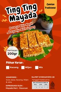 Mayada Ting Ting Wijen Premium Cemilan Jadul Tradisional