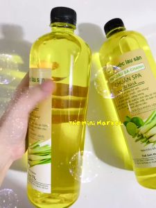 Nước Lau Sàn Tinh Dầu Xả Chanh 1000ml - 100% Nguyên Chất Tự Nhiên Đuổi Muỗi Hiệu Quả.