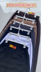 Rok Kerja A-Line Maxi Skirt Wanita Size S - L4 Premium Quality