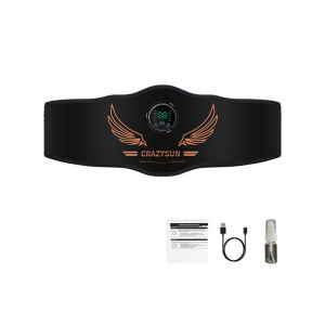 Smart Abdominal Toning Belt Muscle Toner EMS Muscle Stimulator USB Charge Body Slimming Massager Weight Loss Fitness Equipment