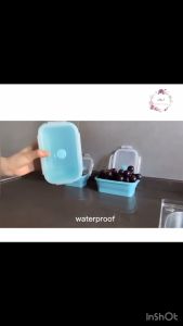🇲🇾 Silicone Folding Food Grade Lunch Box Microwave Picnic Fridge Storage Box Kotak makan Lipat 硅胶食品级折叠饭盒微波炉野餐便当盒冰箱收纳盒保鲜盒
