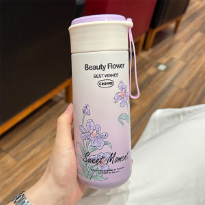 Portable Insulated Tea Water Separation Cup for Students Going to School Womens High Aesthetic Value 2025 New Model 480ml Capacity