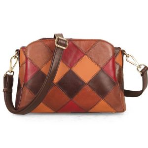 Cobbler Legend Womens large capacity diagonal bag Multiple compartments Leather womens shoulder bag Vintage bag Original brand