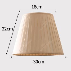 Vỏ Đèn Bàn Lớn Bằng Vải Nghệ Thuật Phòng Ngủ Đèn Sàn Không Gây Ánh Sáng Chói Vỏ Đèn E27 Phụ Kiện Đèn