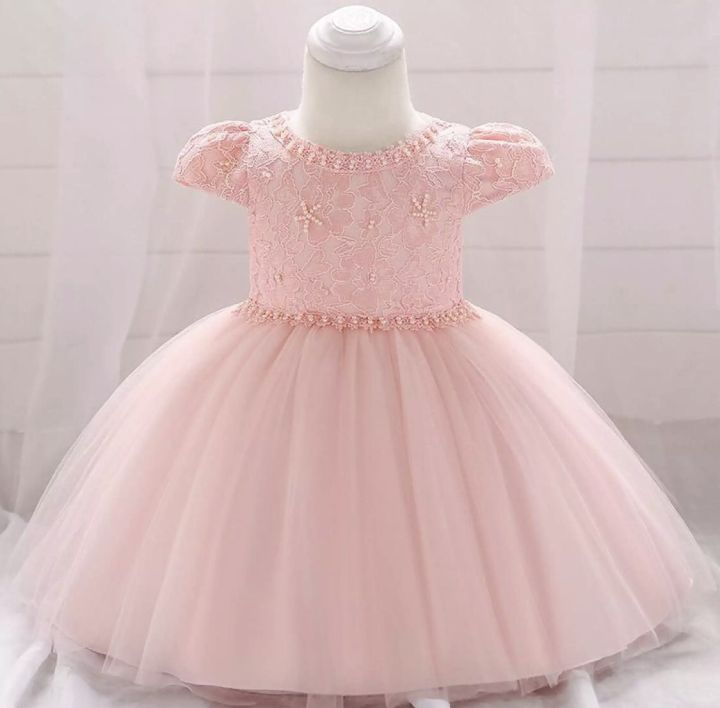 Baby Light Peach Dress Lazada
