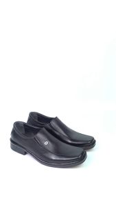 Sepatu Pantofel Pria Kulit Slip On Virale Official AL 02 - Model Terbaru, Asli, dan Nyaman (Ukuran Cm In Sole Tersedia)