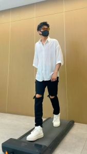 Celana Panjang Ripped Korean Style & Celana Jeans Pensil Panjang Pria