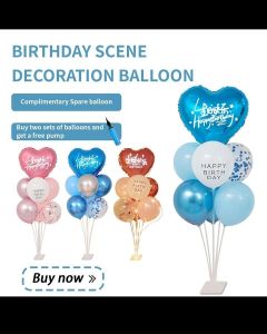 Childrens Birthday Decoration Eupplies Party Balloon Props Table Decoration Birthday Party生日气球装饰