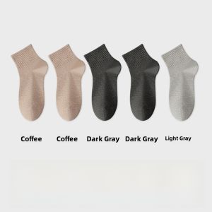 Miiow | Pure Cotton Mens Socks Anti-Odor Sport Long Middle Tube Socks Black 7A Antibacterial Cotton Socks For Men MiiOW Cat Person