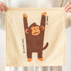 Hand Towel Monkeys Square Super Absorbent Hanging Kitchen Handkerchief Cute Bathroom Special Use Towel for Men And Women