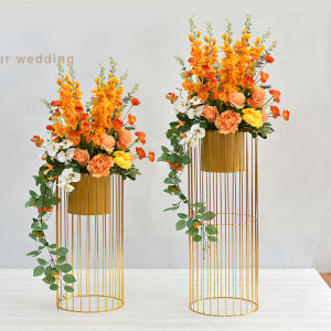 Nordic Creative Floor Standing Large Potted Plant Decorative Arrangement Window Opening Artificial Flower Display Car Show Setup Fake Flowers