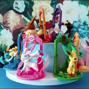Takara Tomy | 9pcs/Set Pokemon Eeveelution Figure Set Eevee Umbreon Sylveon Espeon Glaceon Leafeon Blind Box Anime Figure Toy Birthday Gift