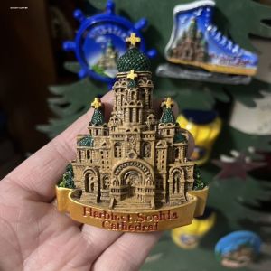 Tourist Refrigerator Magnet St. Sophia Cathedral Souvenir