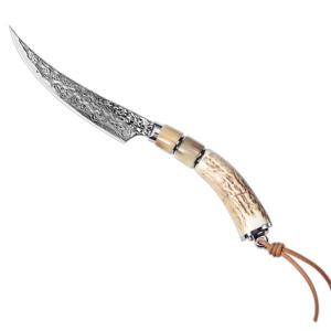 MITSUMOTOSAKARI | Dao Xẻ Xương Thép Damascus Đúc Chất Lượng Cao