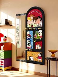 CTYLIGHTZ | Invisible Pull Slide Floor Mirror Dotted Panel
