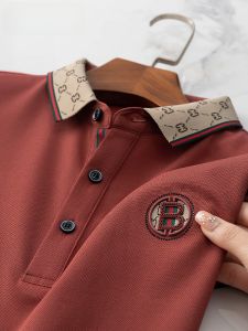 Áo Thun Polo Nam Tay Ngắn Cotton Nguyên Chất Mùa Hè 2025 Phong Cách Mới Cho Bố Trung Niên Công Sở Thường Ngày Thời Trang