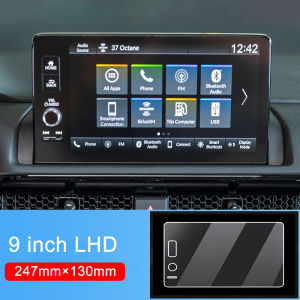 For Honda Civic 11th Gen 2021 2022 2023 2024 2025 Hybrid9inch Tempered Glass GPS Car Navigation Screen Protective Film Sticker