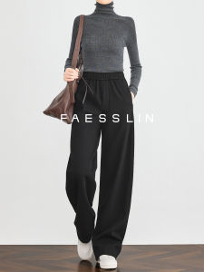Long Slim Fleece Sweatpants Womens Trousers