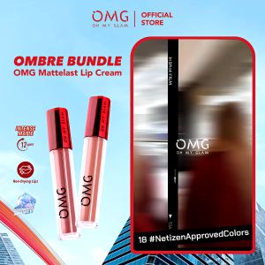 OMG ALL BEST SELLER OMBRE LIPS: Paket Ombre Mattelast Lip Cream & Glassy Lip Tint