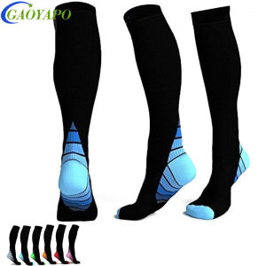 1Pair Calf/Shin Compression Socks (20-30mmHg) for Men Women –Neuro Socks Compression Socks for Better Blood FlowSwellingSports