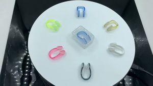 Kẹp mũi bơi siliicone NC1 mềm mại cho trẻ em và người lớn ngăn nước vào khoang mũi an toàn khi sử dụng POPO
