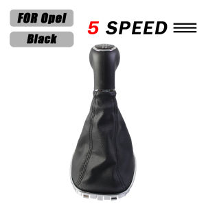 Factory Best Seller 5/6 Speed Gear Shift Knob Gaitor Boot Manual PU Leather & Plastic For Opel Vauxhall Corsa D S07 E X15