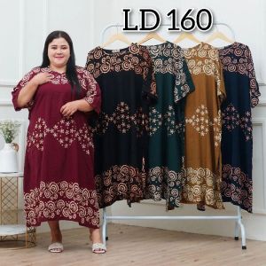 DASTER JUMBO  LD 160 MODEL CHIBI KOTAK BIG SIZE /BUSUI RESLETING DRESS KEKINIAN MOTIF TERBARU