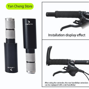 Bike Handlebar Extension 10cm Bicycle Aluminum Alloy Handlebar Extender Extendable Retractable Accessories Lightweight For Bikes
