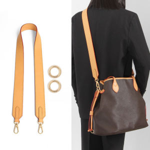 EverToner New Bucket Bag Shoulder Bag Straps With Double Side Leather For l-v never-full Bag Wide Strap Replacement Bag Belts