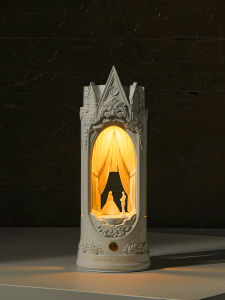 โคมไฟตั้งโต๊ะแบบสร้างสรรค์สำหรับงานแต่งงานและวันเกิด ส่องสว่างในห้องนอน สไตล์บ้านเรือน ไฟตั้งโต๊ะ LED ไฟตั้งโต๊ะแบบเคลื่อนที่