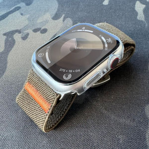 สายไนลอนสำหรับนาฬิกา Apple อัลตร้า3/อัลตร้า2/อัลตร้า49มม. สายรัด42มม. 38มม. 44มม. 46มม. 40มม. สายรัดโลหะยืดได้41มม. 45มม. IWatch Series 11 10 9 8 SE3สายกีฬา SE2 SE 7 6 5 4