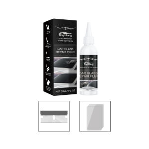 RAYHONG | Car Windshield Crack Repair Kit Scratch Fix Enhance Glass Impact Resistance Restore Integrity UV Curing Car Window Repair Fluid