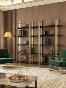 Living Room and Study Multi-functional Floor-standing Shelf Wall-mounted Display and Storage Rack