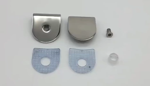 Baja Tahan Karat Jepitan Kaca 201 / Untuk 10-14 Mm Glass Thickness