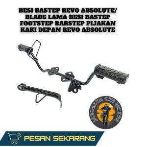 PAKET BESI BARSTEP BAR STEP DEPAN REVO ABSOLUTE blade 110 LAMA KARER STEP DAN STANDAR SAMPING