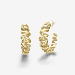 HEFANG Jewelry | Cute Noodle Design Elegant Face-Slimming Earrings