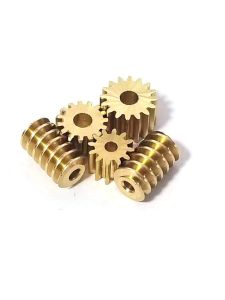 Bộ Hộp Số Bánh Răng Bánh Răng Ốc Đồng 0.5 Module 12/15/16/18/32 Răng Bánh Răng Thẳng Bánh Răng Xoắn Bánh Răng Truyền Động