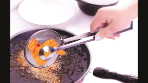 ALAT DAPUR SERBAGUNA CAPITAN SARINGAN / SARINGAN MINYAK + PENCAPIT  2 in 1/ SARINGAN KACANG