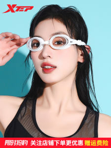 XTEP 2025 New Swim Goggles High Definition Waterproof Anti-Fog Flat Lens Adult Universal Swimming Diving Equipment