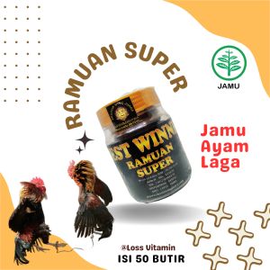 Best Winner Ramuan Super Supplemets & Vitamins Ayam Laga Aduan 50 BUTIR