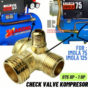 Check Valve Kompresor Angin Compressor Lakoni 075HP - 1HP Imola 75 - 125