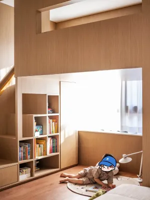 【SG Local Contractor】【Custom Furniture】 Customized loft bed/ loft Platform with Storage Staircase