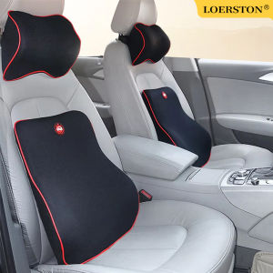 Memory Foam Car Seat Pillow Car Neck Pillow Protective Lumbar Back Support Breathable Car Headrest Cushion For Travel