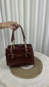 LUNA AURA Tas Jinjing Wanita Kiara Fashion Rantai 3651 Matt Calista Glossy Tas Selempang Kekinian Tas Fashion ootd