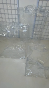 Totebag Mika PVC Transparan | Tas Mika Transparan Bening | Tas Ulang Tahun/Hampers | Goodie Bag Clear Hampers