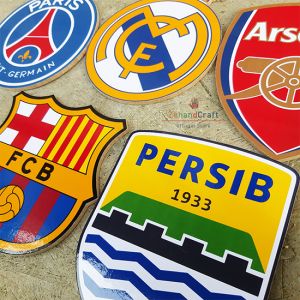 Zehandcraft - Dekorasi Dinding Timbul Logo Sepak Bola